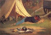Forbes, Edwin Mess Boy Asleep USA oil painting artist